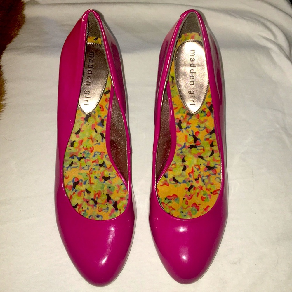 Hot pink heels